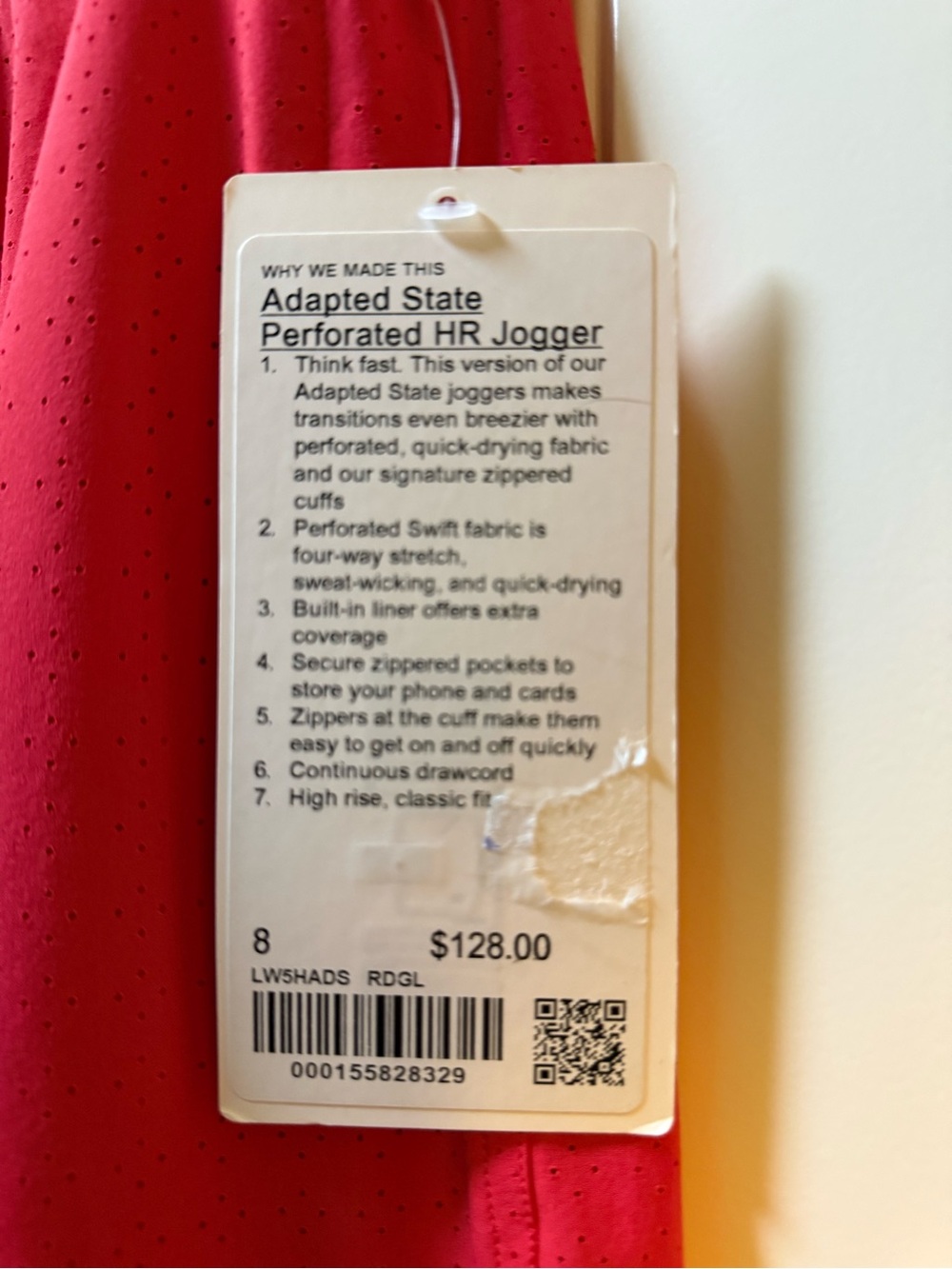 lululemon athletica coral Track Jogger Pants - Picture 8 of 8
